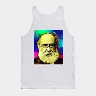 Anthony Trollope Colourful Portrait | Anthony Trollope Artwork 7 Tank Top